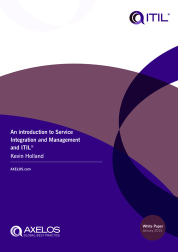 Integration And Management And ITIL - HDAA