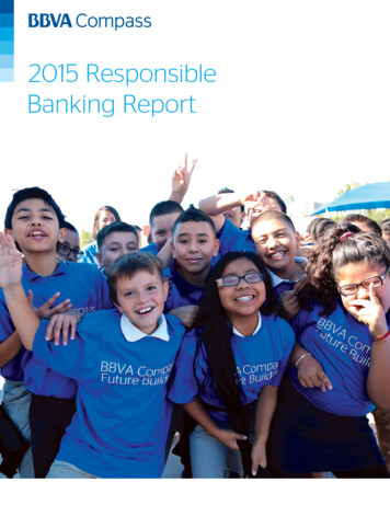 2015 Responsible Banking Report - BBVA
