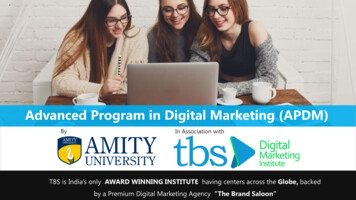 Advanced Program In Digital Marketing (APDM)
