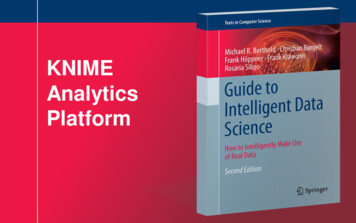 KNIME Analytics Platform - Datascienceguide 