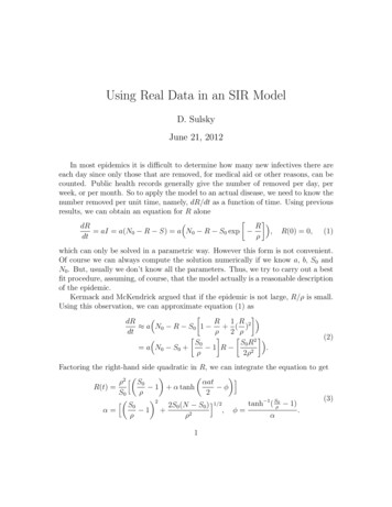 Using Real Data In An SIR Model - University Of New Mexico