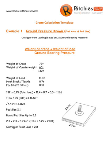 Crane - Load Calculation Template