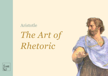 The Art Of Rhetoric - Wendelberger