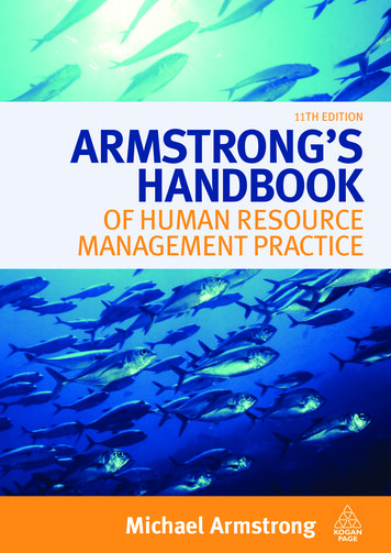 Armstrong’s Handbook Of Human Resource Management 