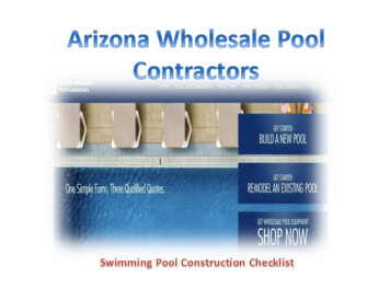 The Swimming Pool Construction Checklist