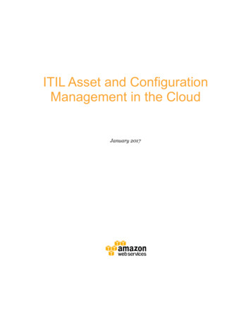 ITIL Asset And Configuration Management In The Cloud
