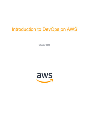 Introduction To DevOps On AWS