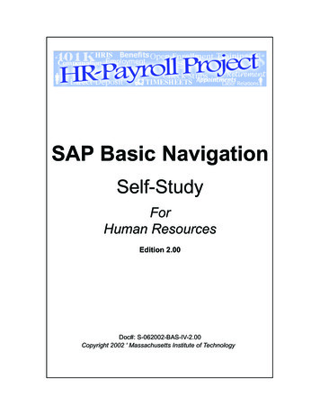 SAP Basic Navigation