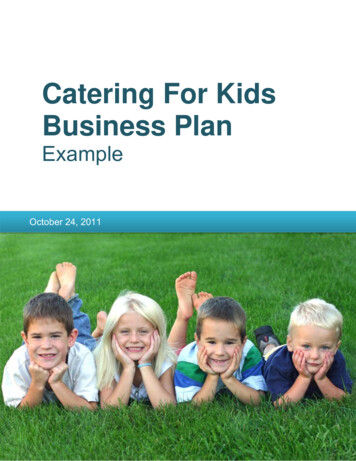 Catering For Kids Business Plan - Energy