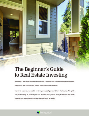 The Beginner’s Guide To Real Estate Investing