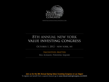 8th Annual New York Value Investing Congress