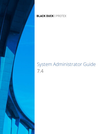 Protex System Administrator Guide - Home - VOX