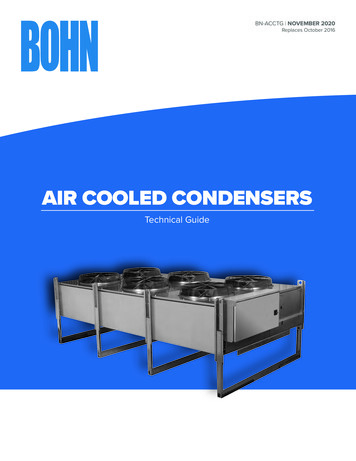 AIR COOLED CONDENSERS
