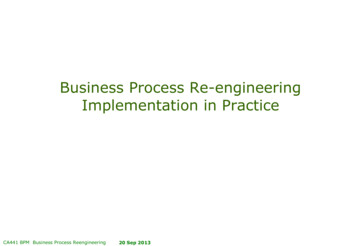Business Process Redesign - Computing.dcu.ie