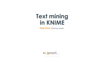Text Mining In KNIME - Biconsulting.hu