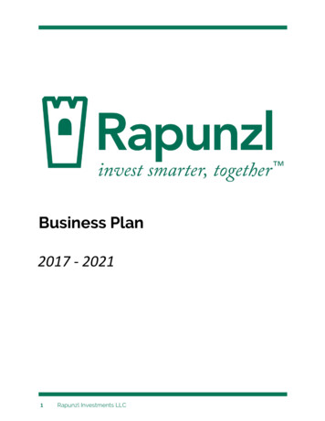 Business Plan 2017 - 2021 - SEC