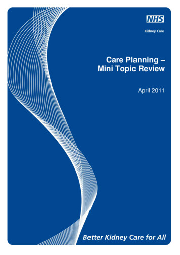 Care Planning – Mini Topic Review