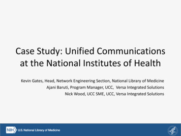 Case Study: Unified Communications At The National .