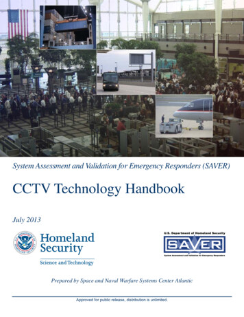 CCTV Technology Handbook - DHS