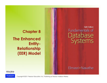The Enhanced Entity- Relationship (EER) Model