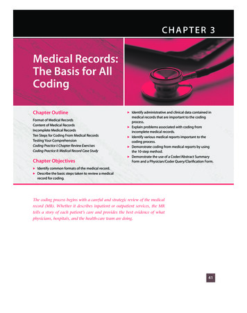 Medical Records: The Basis For All Coding