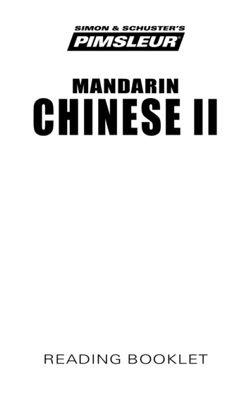MANDARIN ChINese II - Playaway 