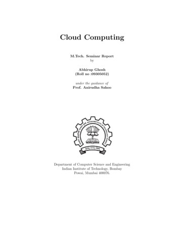 Cloud Computing - IIT Bombay