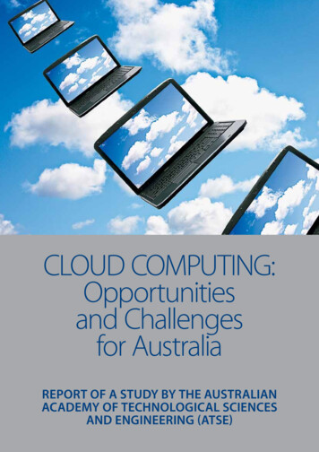 CLOUD COMPUTING: Opportunities And Challenges