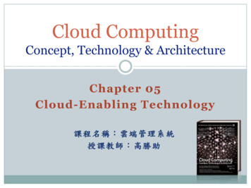 Cloud Computing Concept, Technology & Architecture