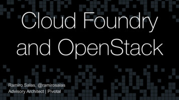 Cloud Foundry And OpenStack - Events.static.linuxfound 