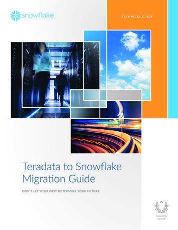 Teradata To Snowflake Migration Guide - Apptad