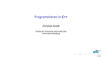 Programmieren In C - Heidelberg University