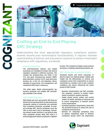 Crafting An End-to-End Pharma GRC Strategy