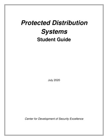 Protected Distribution Systems - CDSE