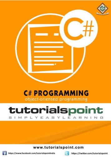 C# - Tutorialspoint