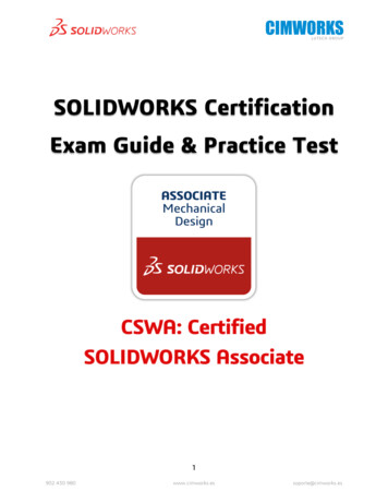 SOLIDWORKS Certification Exam Guide & Practice Test