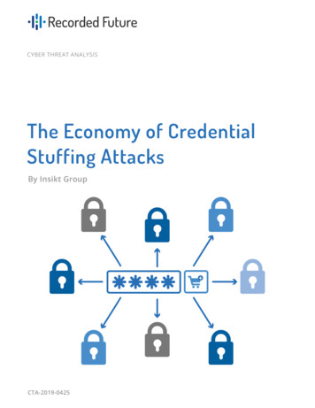 The Economy Of Credential Stuffing Attacks