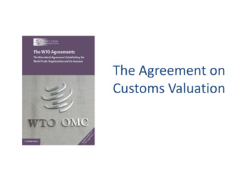 The Agreement On Customs Valuation - Global Trade