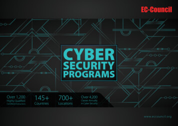 Over 1,200 - InfoSec Cyber Security Certification EC-Council