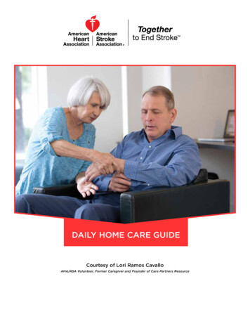 DAILY HOME CARE GUIDE - American Stroke Association