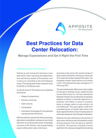 Best Practices For Data Center Relocation - Apposite Tech