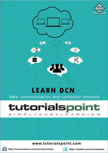 Data Communication And Computer Network - Tutorialspoint