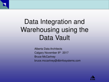 Enterprise Data Warehouse Using Data Vault