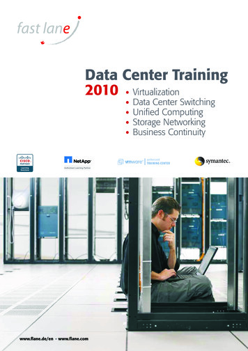 Data Center Training 2010 Virtualization Data Center .