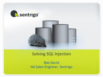 Solving SQL Injection - NYOUG