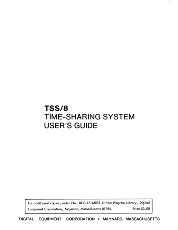 TSS/8 TIME-SHARING SYSTEM USER'S GUIDE