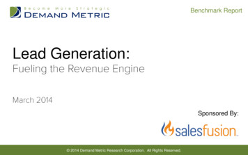 Demand Metric Lead Generation Report Salesfusion