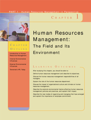 Human Resources Management - Pearson Ed
