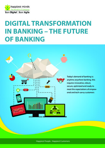 Digital Transformation In Banking - The Future Of Banking