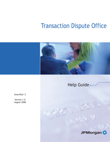 Transaction Dispute Office